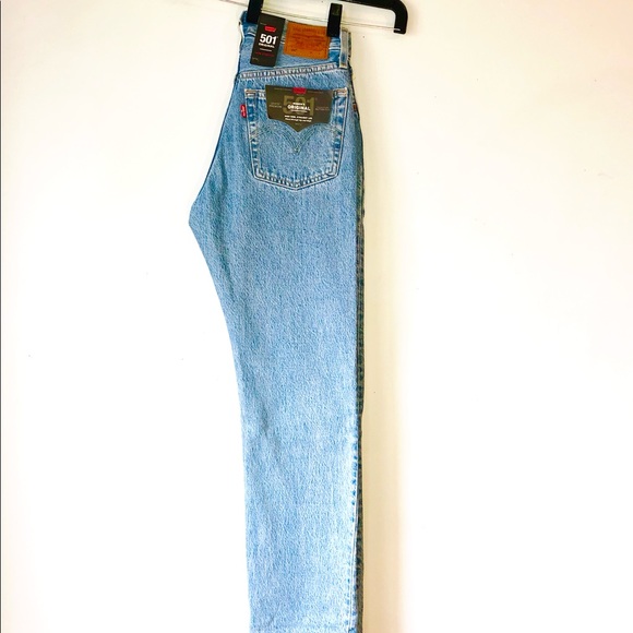LEVIS 501s Womens NEW W TAGS 💙Luxor Indigo Wash💙 - Picture 4 of 4